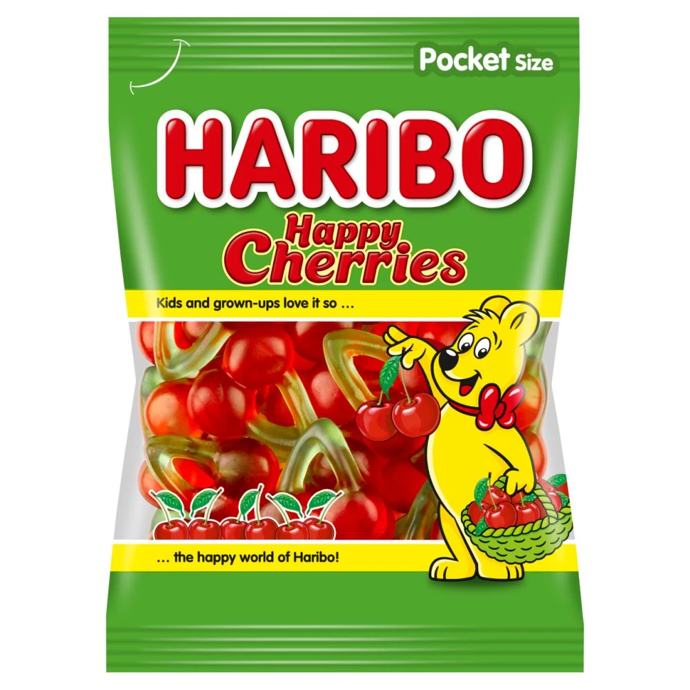 Haribo Happy Cherries gyümölcsízű gumicukor 100 g