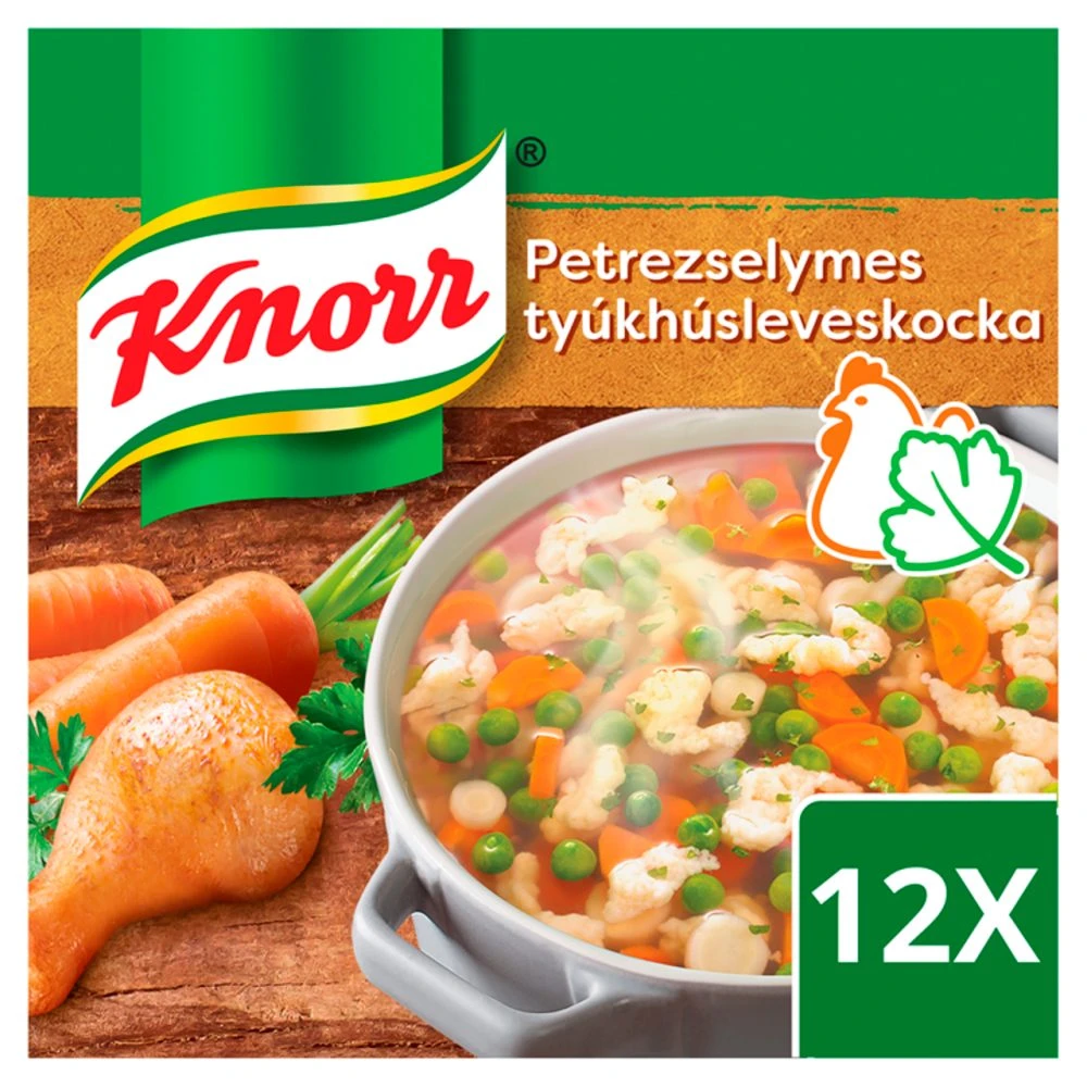 Knorr Petrezselymes Tyúkhúsleves Kocka 12 db, 120 g