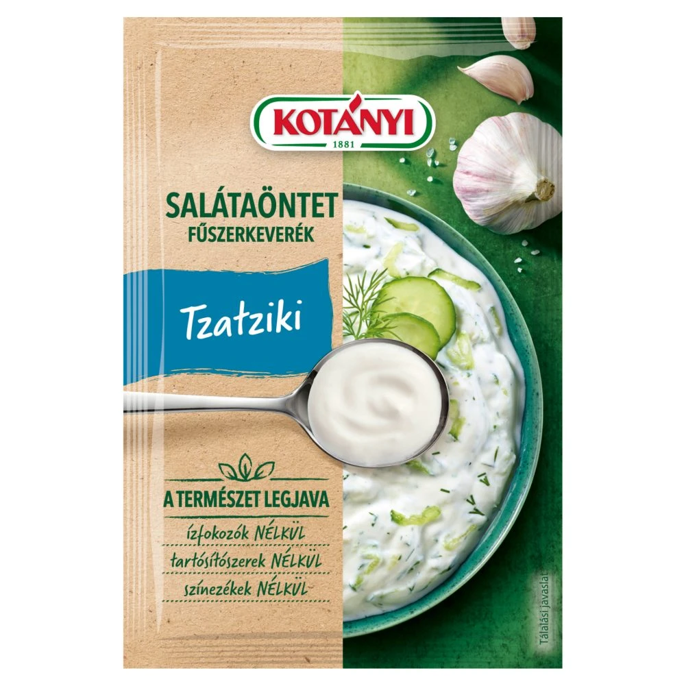Kotányi Tsatsiki salátaöntet fűszerkeverék joghurttal 13 g