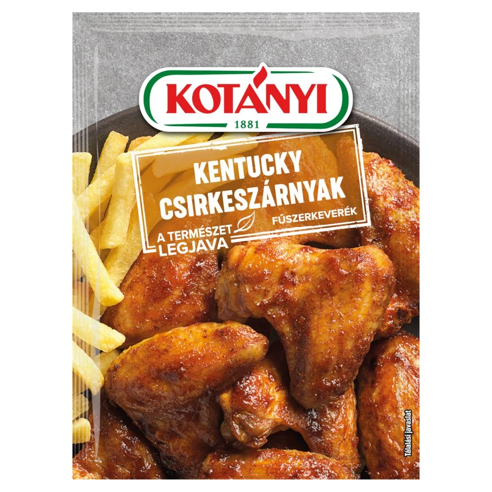 Kotányi Mesterkonyhák Kentucky csirkeszárnyak fűszerkeverék 45 g