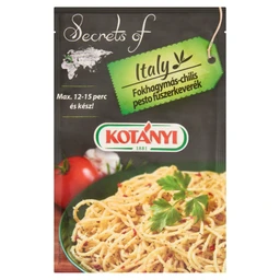 Kotányi Kotányi Secrets of Italy fokhagymás chilis pesto fűszerkeverék 20 g