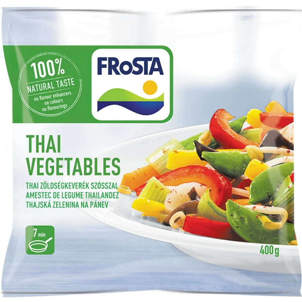 FRoSTA gyorsfagyasztott thai zöldségkeverék szósszal 400 g