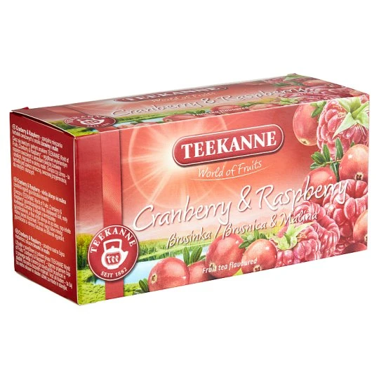 Teekanne World of Fruits vörös áfonya és málnaízesítésű gyümölcstea keverék 20 filter 45 g