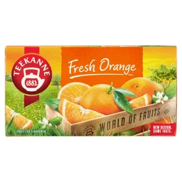 Teekanne Teekanne World of Fruits Fresh Orange narancsízesítésű gyümölcstea keverék 20 filter 45 g