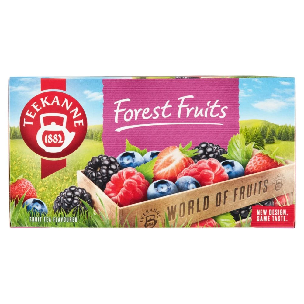 Teekanne World of Fruits Forest Fruits málna és szederízesítésű gyümölcstea keverék 20 filter 50 g