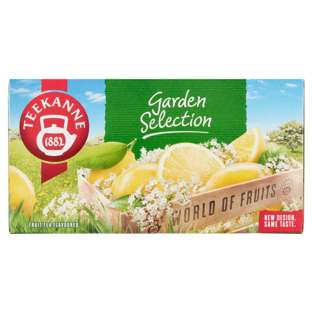 Teekanne World of Fruits Garden Selection bodza és citromízű gyümölcstea keverék 20 filter 45 g