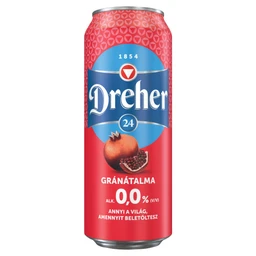 Dreher Dreher 24 gránátalma acai bogyó ízű ital és alkoholmentes világos sör keveréke 0,5 l