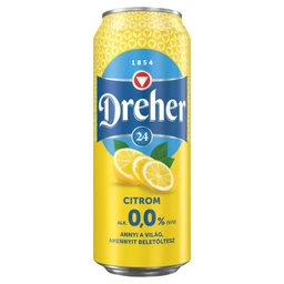 Dreher Dreher 24 citrom ízű ital és alkoholmentes világos sör keveréke 0,5 l