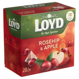 Loyd Loyd aromatizált filteres gyümölcstea csipkebogyóval és almával 20 filter 40 g