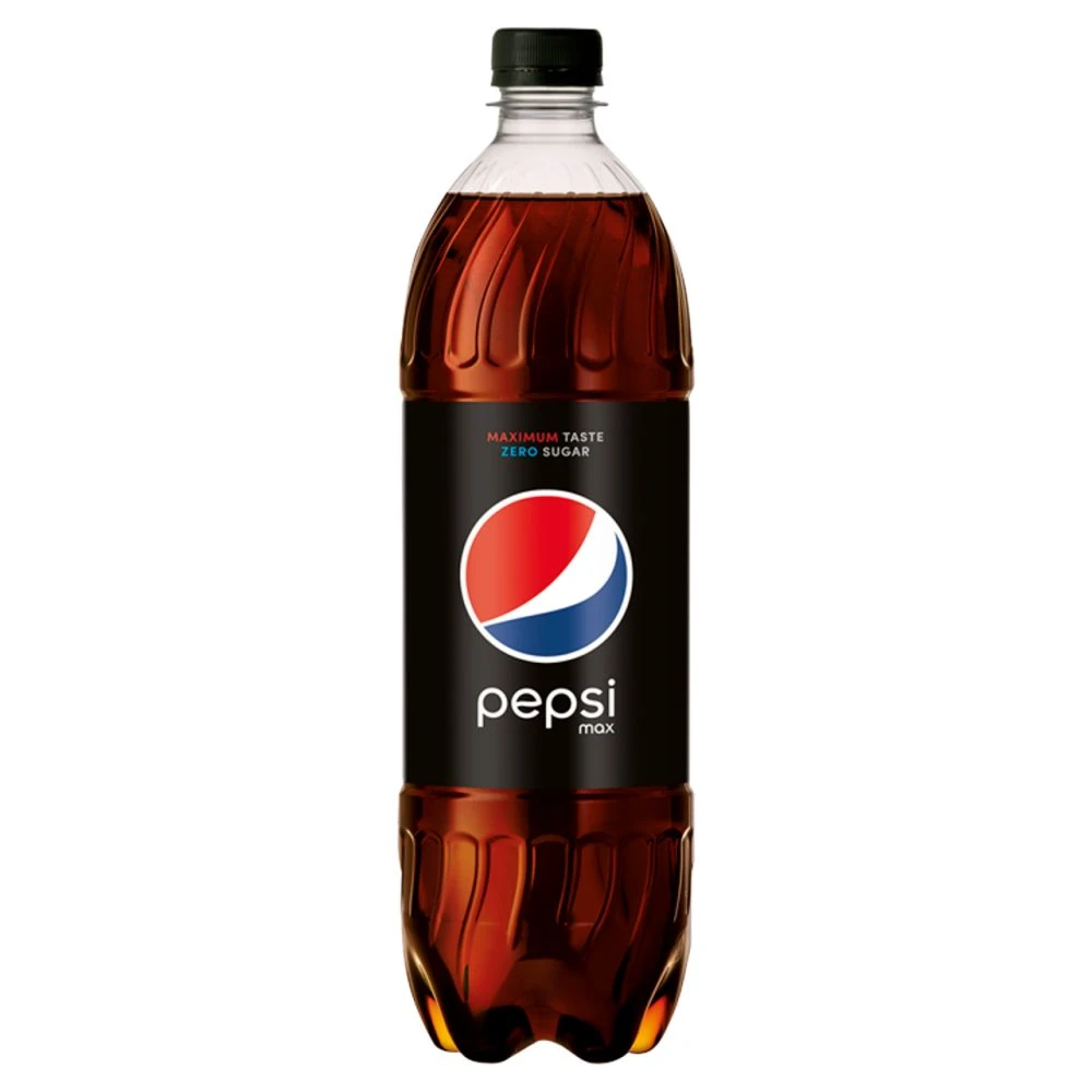 Pepsi Black colaízű energiamentes szénsavas üdítőital édesítőszerekkel 1 l