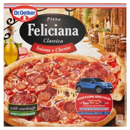 Dr. Oetker Dr. Oetker Feliciana gyorsfagyasztott pizza Chorizo szalámival és szalámival 320 g