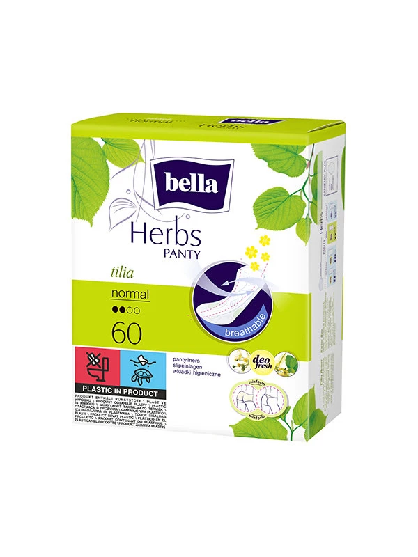 Bella Herbs Tisztasági Betét Hársfavirág Kivonattal 60 Db