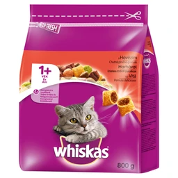 Whiskas Whiskas száraz állateledel macskák számára marhával 800 g