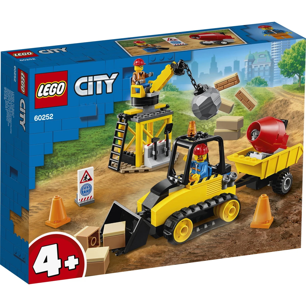 LEGO City Great Vehicles Építőipari buldózer 60252
