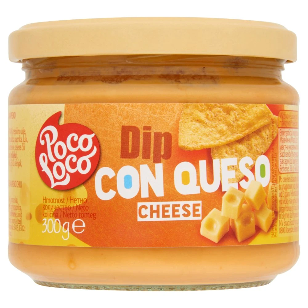 Poco Loco sajtmártás edámi sajttal és jalapeno chili paprikával 300 g
