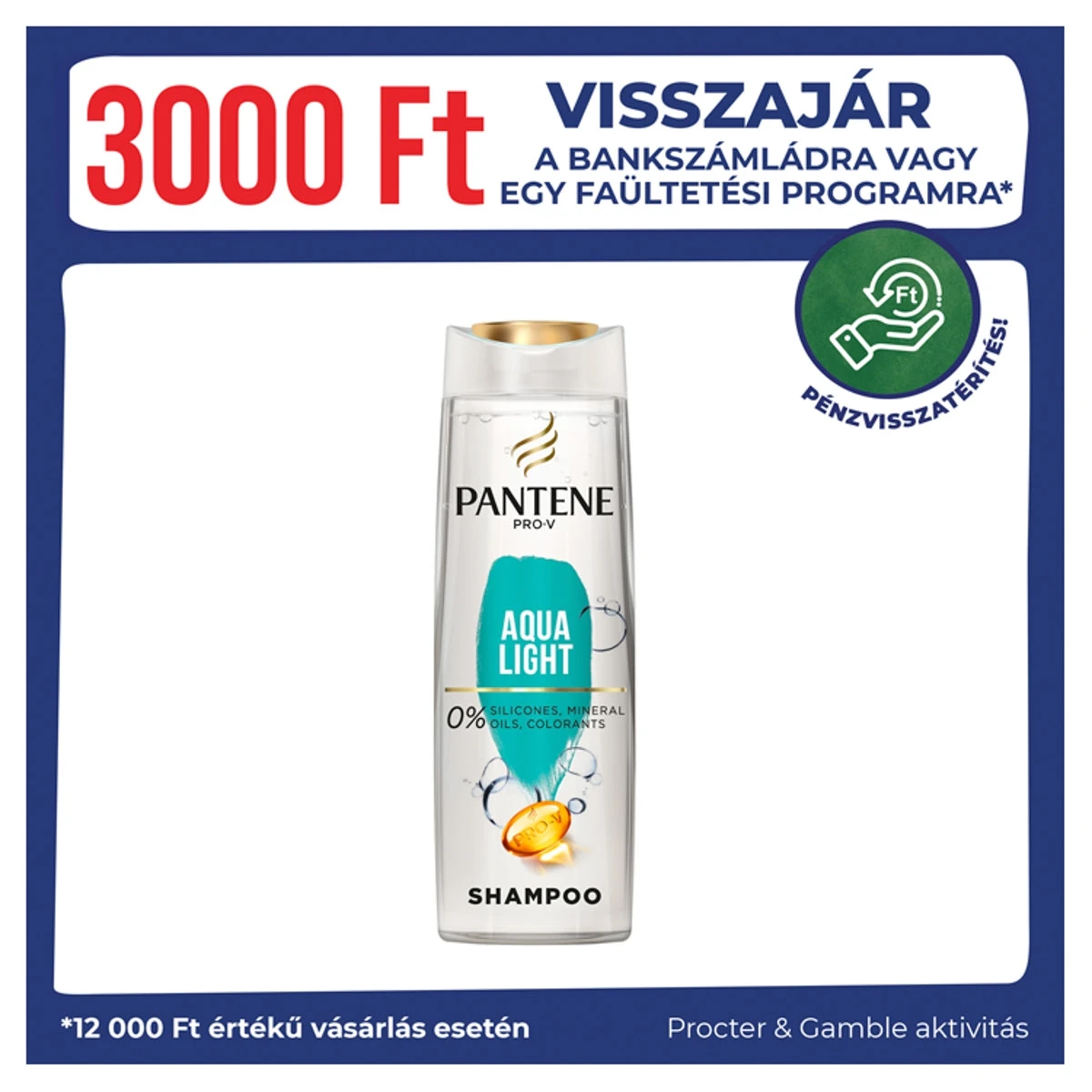 Pantene Pro-V Lightweight Nourishment Sampon, 400 ml