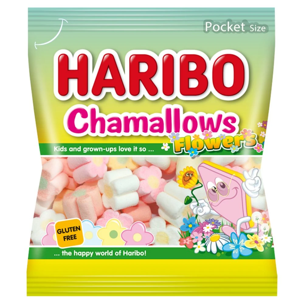 Haribo Chamallows Flowers habcukor 100 g