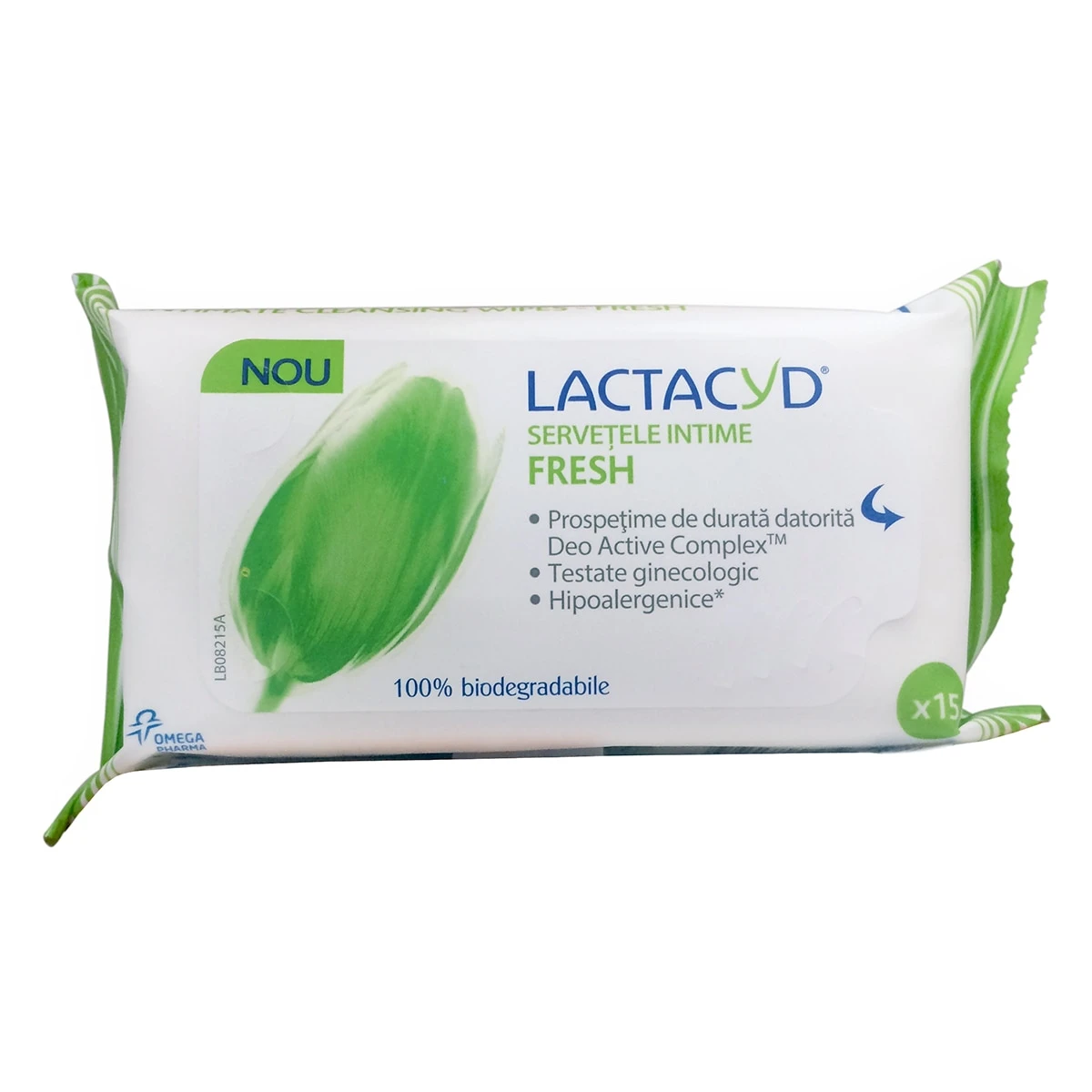 Lactacyd Fresh intim törlőkendő 15 db