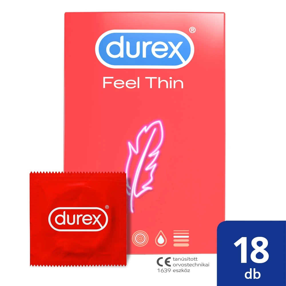 Durex Feel Thin óvszer 18 db