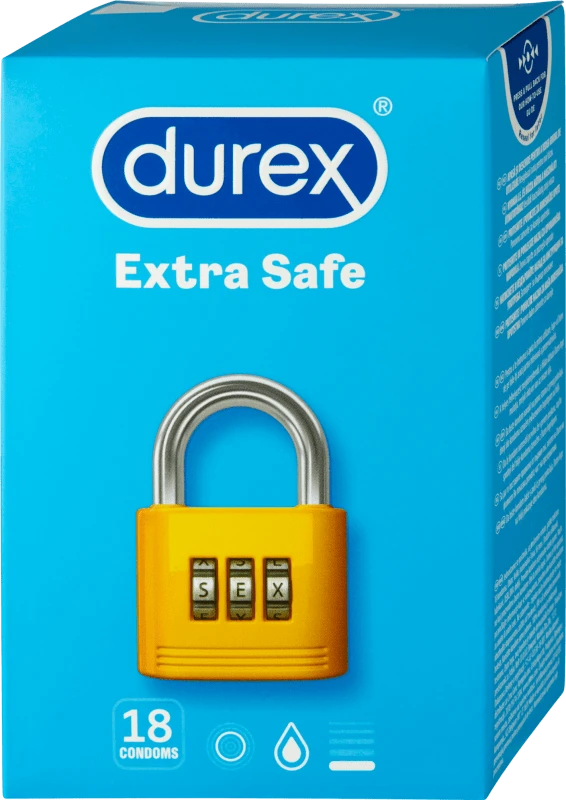 Óvszer Extra Safe, 18 db