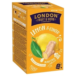 London Gyömbér citrom gyümölcstea 20x2g, 0,04 kg