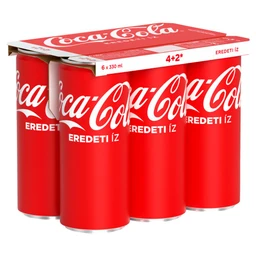 Coca Cola Coca Cola colaízű szénsavas üdítőital 6 x 330 ml