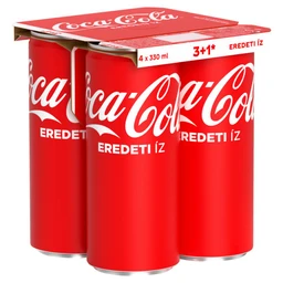 Coca Cola Coca Cola colaízű szénsavas üdítőital 4 x 330 ml