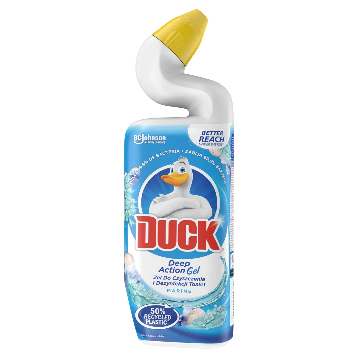 Duck Deep Action Gel WC tisztító fertőtlenítő gél Marine illattal 750 ml