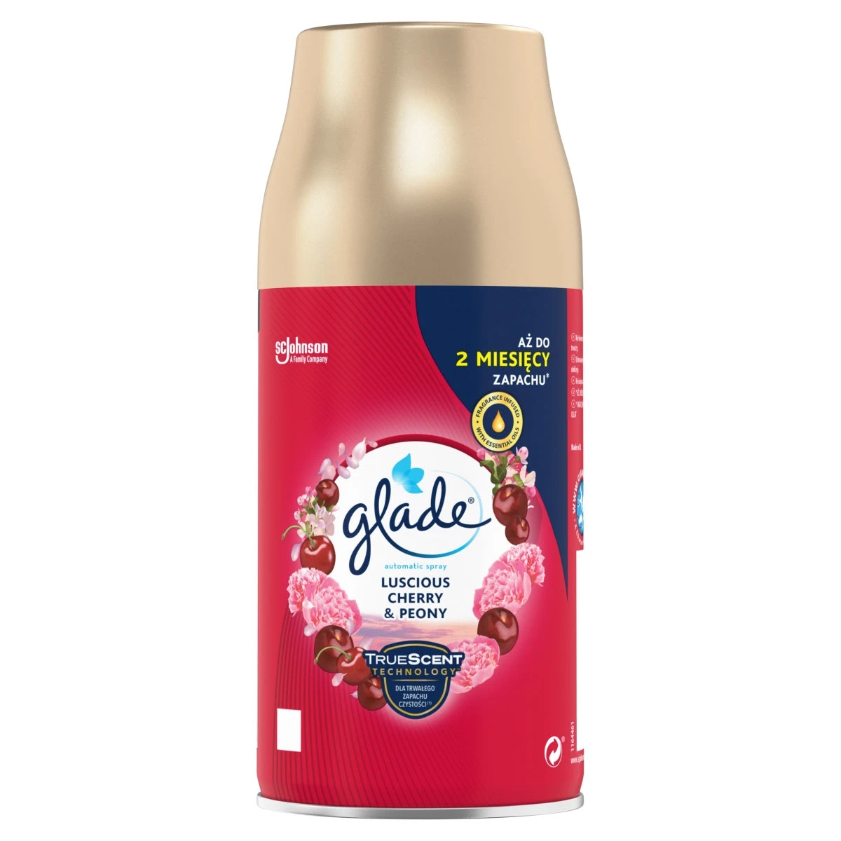 Glade By Brise Automatic Spray légfrissítő utántöltő zamatos cseresznye & bazsarózsa illattal 269 ml