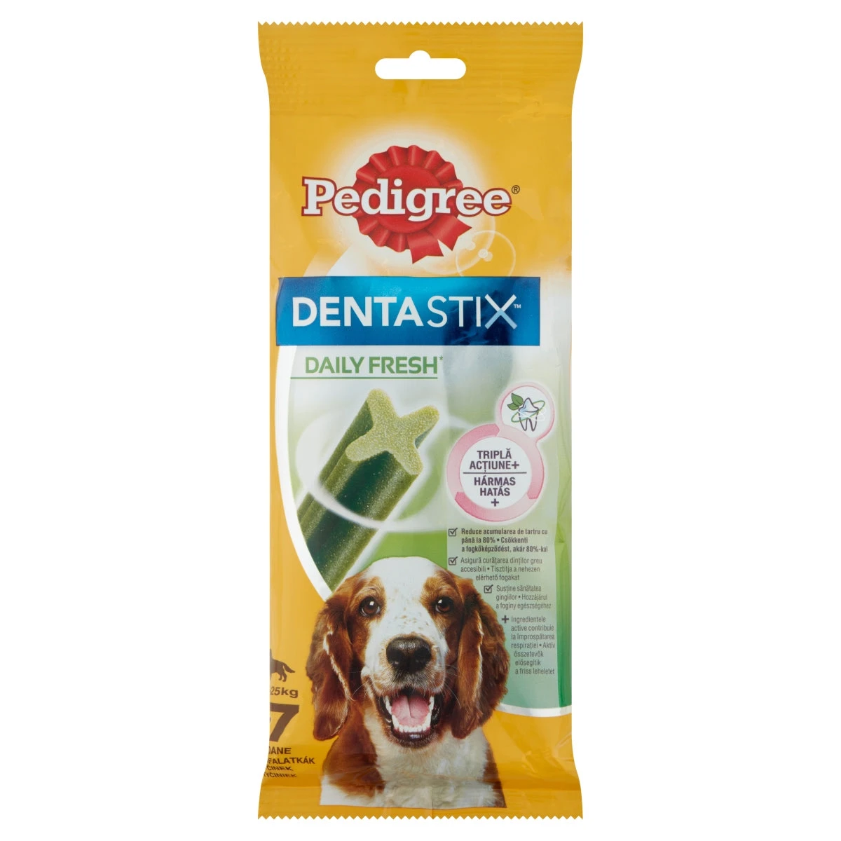 Pedigree DentaStix Daily Fresh jutalomfalat kutyák számára 180 g
