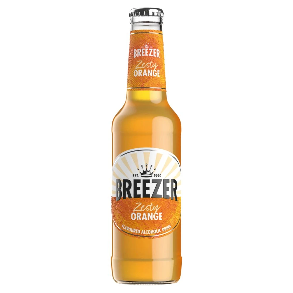 Bacardi Breezer Orange alkoholos szénsavas narancs ízű frissítő ital 4% 275 ml
