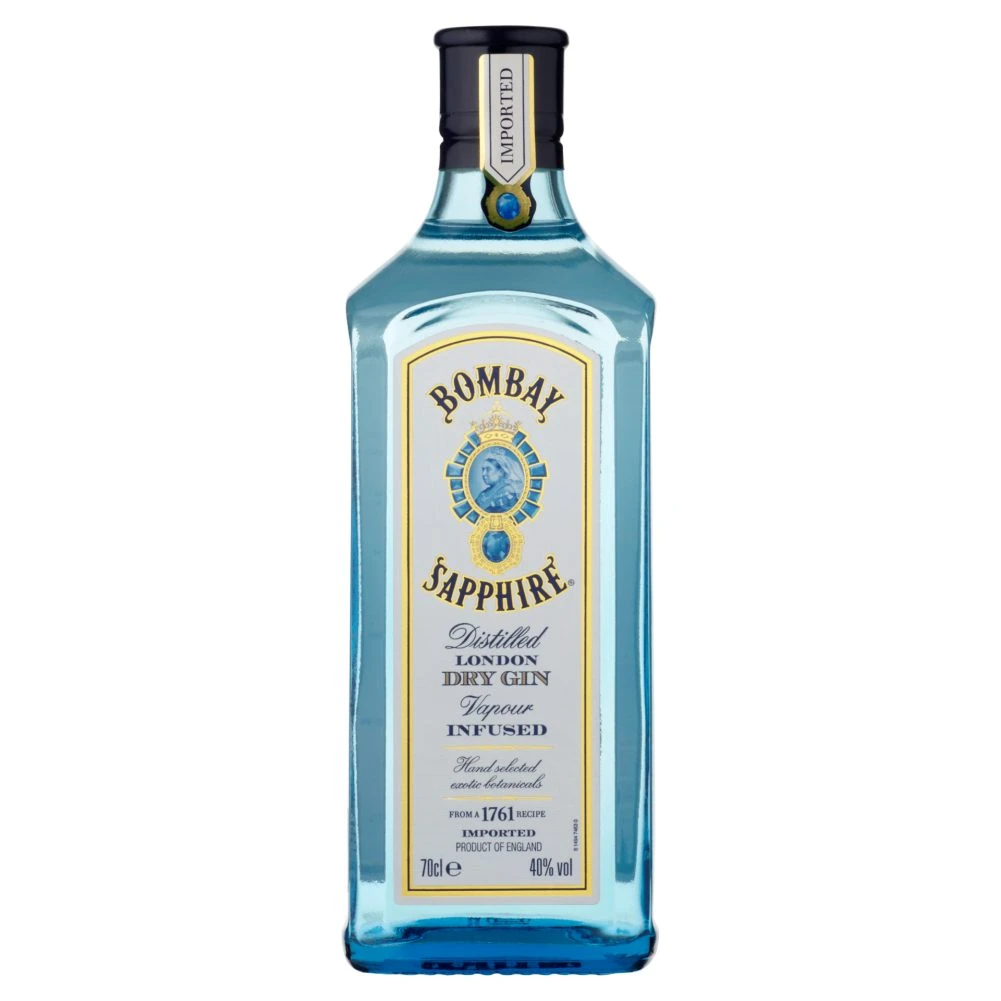 Bombay Sapphire London száraz gin 40% 0,7 l