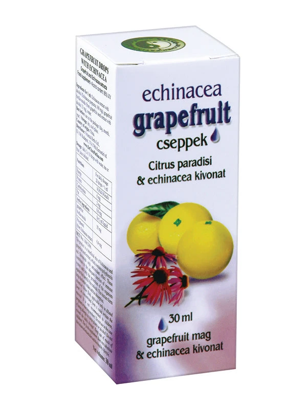 Grapefruit cseppek echinaceával, 30 ml