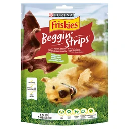 Friskies Friskies Beggin' Strips bacon ízesítésű kiegészítő állateledel felnőtt kutyák számára 120 g