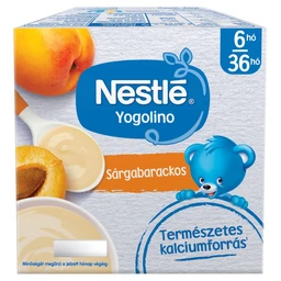  Nestlé Baby Yogo Tejalapú Sárgabarackos Bébidesszert 6 Hónapos Kortól Ajánlott 4 X 100 G