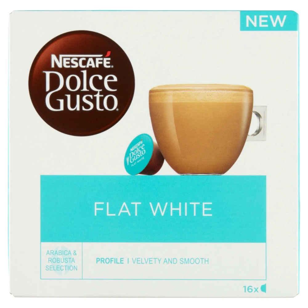 NESCAFÉ Dolce Gusto Flat White tejes kávékapszula 16 db/16 csésze 187,2 g