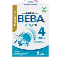 BEBA Beba Pro Junior 2 italpor sovány tejjel, vitaminokkal és ásványi anyagokkal 24 hónapos kortól 1000 g