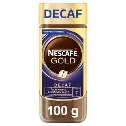 Nescafé Nescafé Gold Decaf koffeinmentes azonnal oldódó kávé 100 g