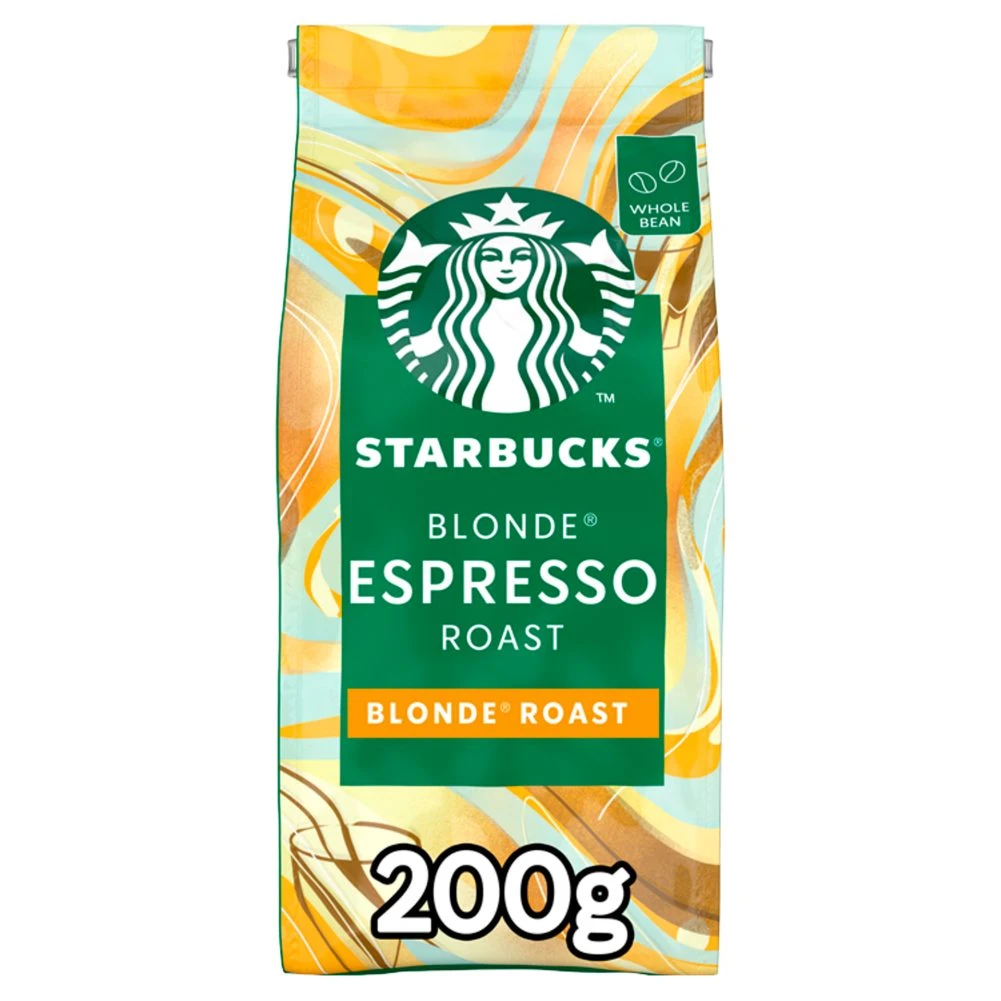 Starbucks Blonde Espresso Roast szemeskávé 200 g