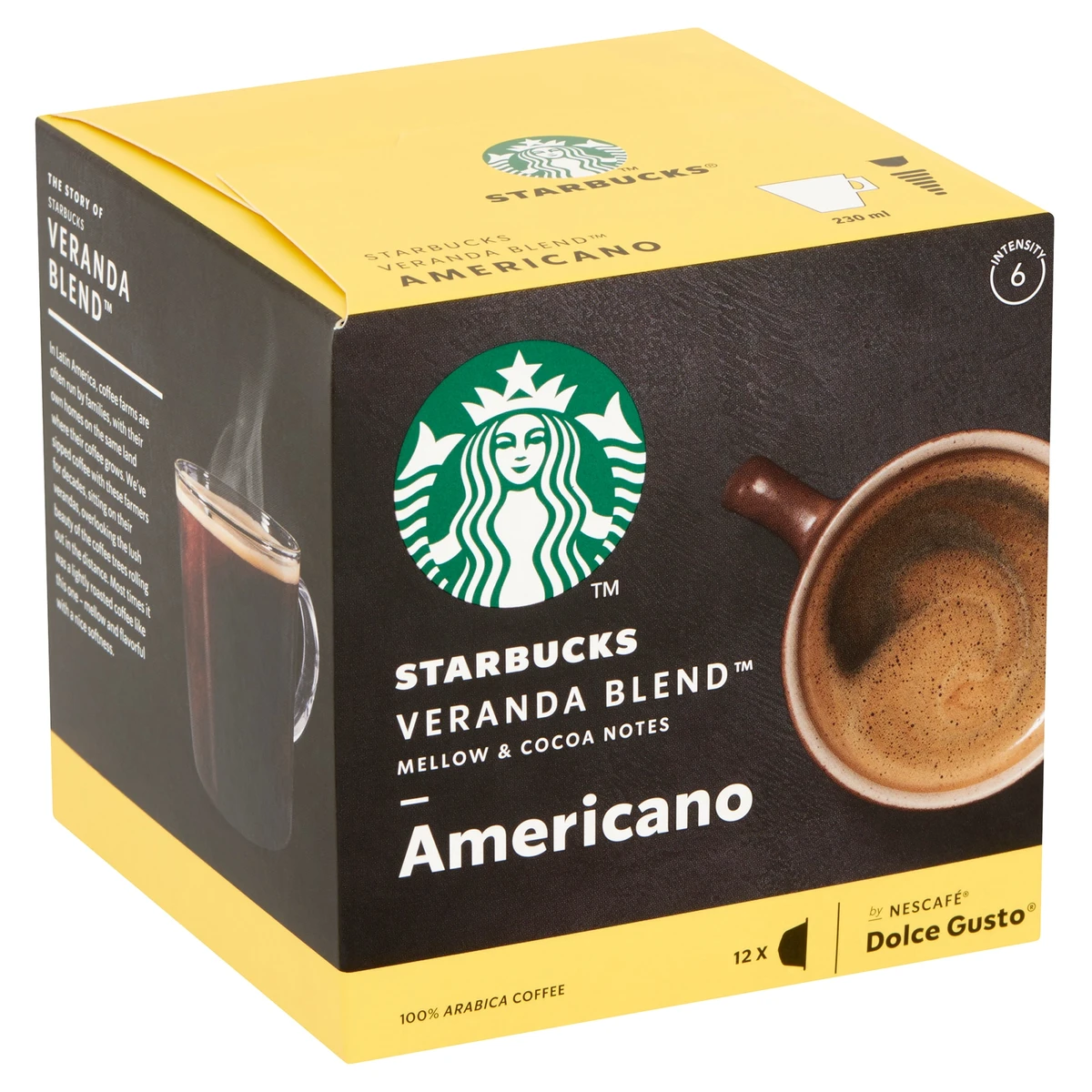 Starbucks by Nescafé Dolce Gusto Veranda Blend Americano kávékapszula 12 db/12 csésze 102 g