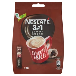 Nescafé Nescafé 3in1 Brown Sugar azonnal oldódó kávéspecialitás barnacukorral 10 db 165 g