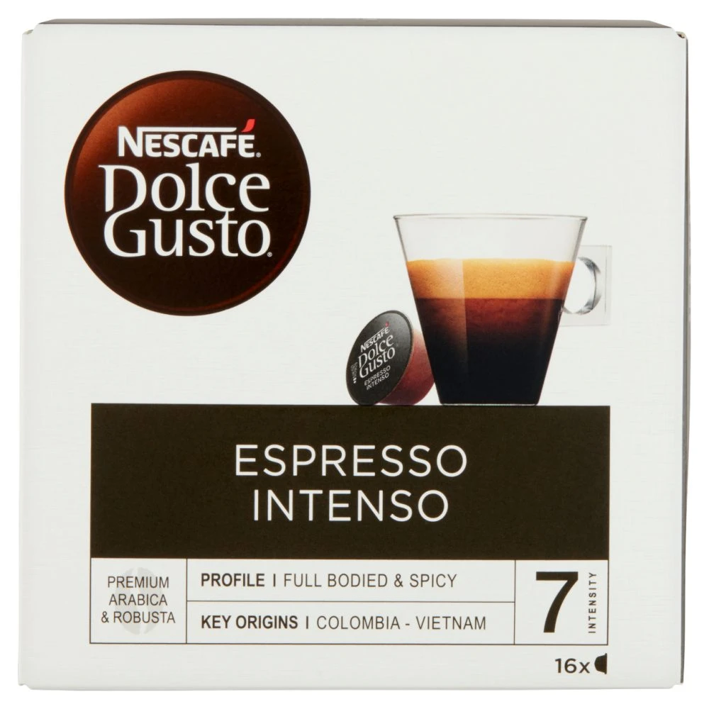 NESCAFÉ Dolce Gusto Espresso Intenso Extra Crema kávékapszula 16 db/16 csésze 16 db 112 g
