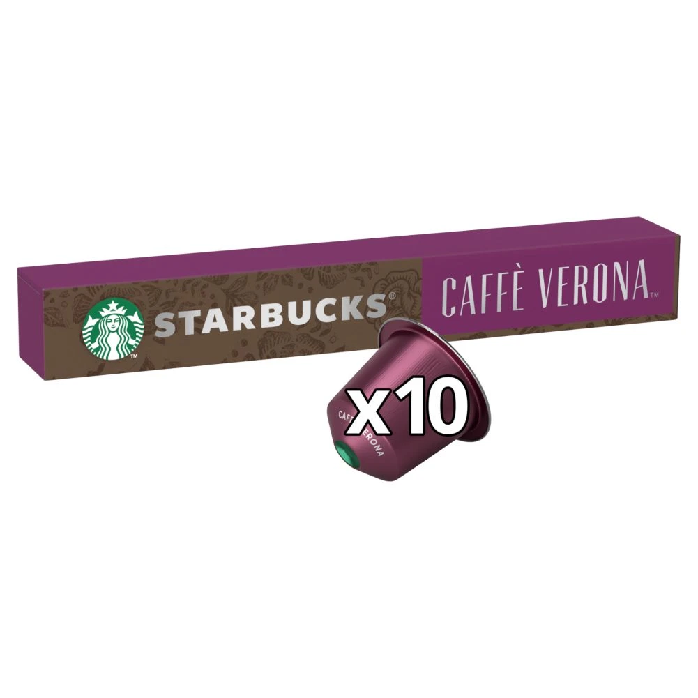 Starbucks by Nespresso Caffè Verona őrölt, pörkölt kávé kapszula 10 db 55 g