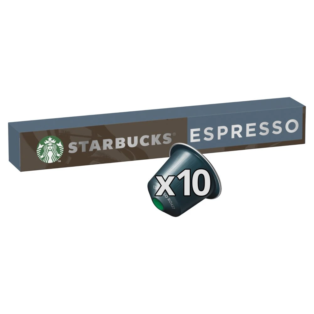 Starbucks by Nespresso Espresso Roast őrölt, pörkölt kávé kapszula 10 db 57 g