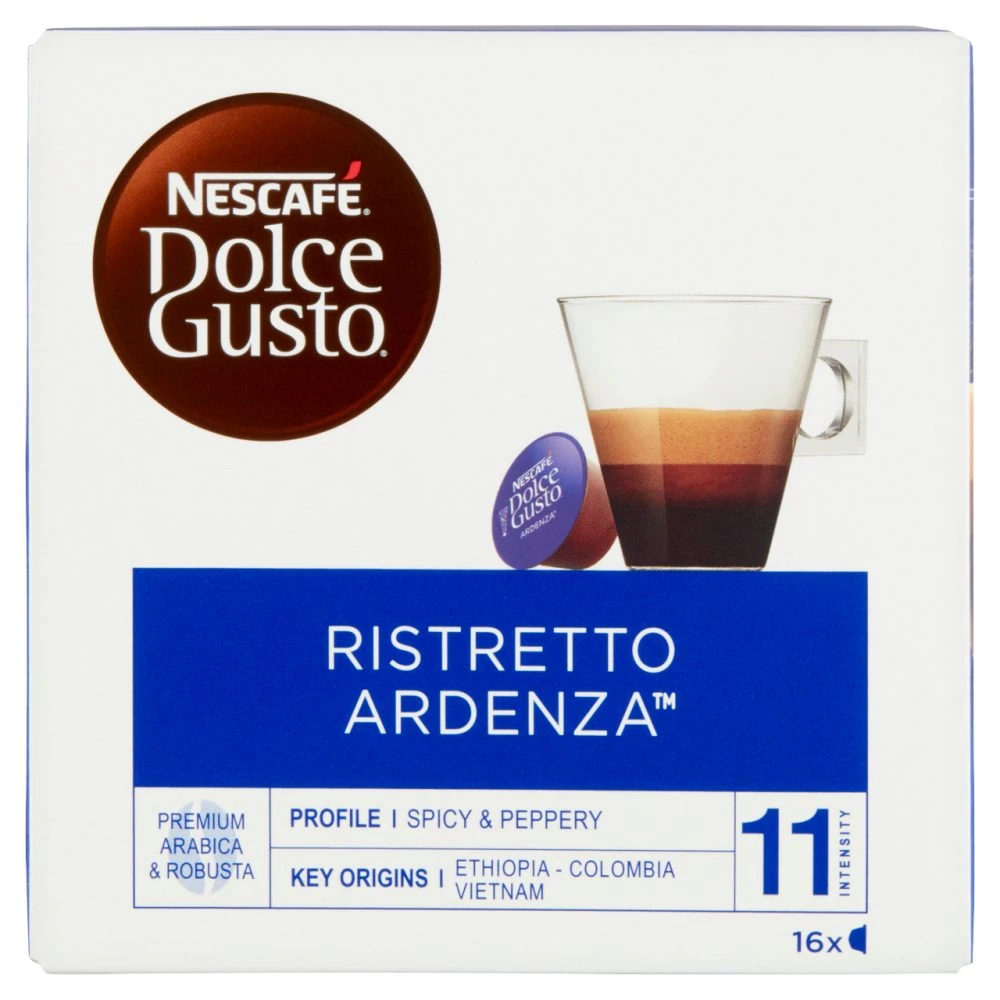 Nescafé Dolce Gusto Ristretto Ardenza őrölt pörkölt kávé 16 db 112 g