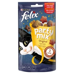 Felix Felix Party Mix Original Mix jutalomfalat macskáknak csirke, máj és pulyka ízesítéssel 60 g
