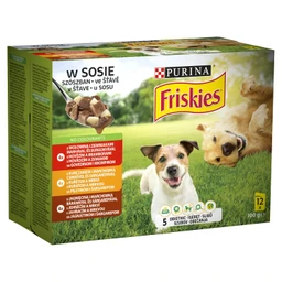 Friskies Friskies Vitafit teljes értékű állateledel felnőtt kutyák számára 12 x 100 g