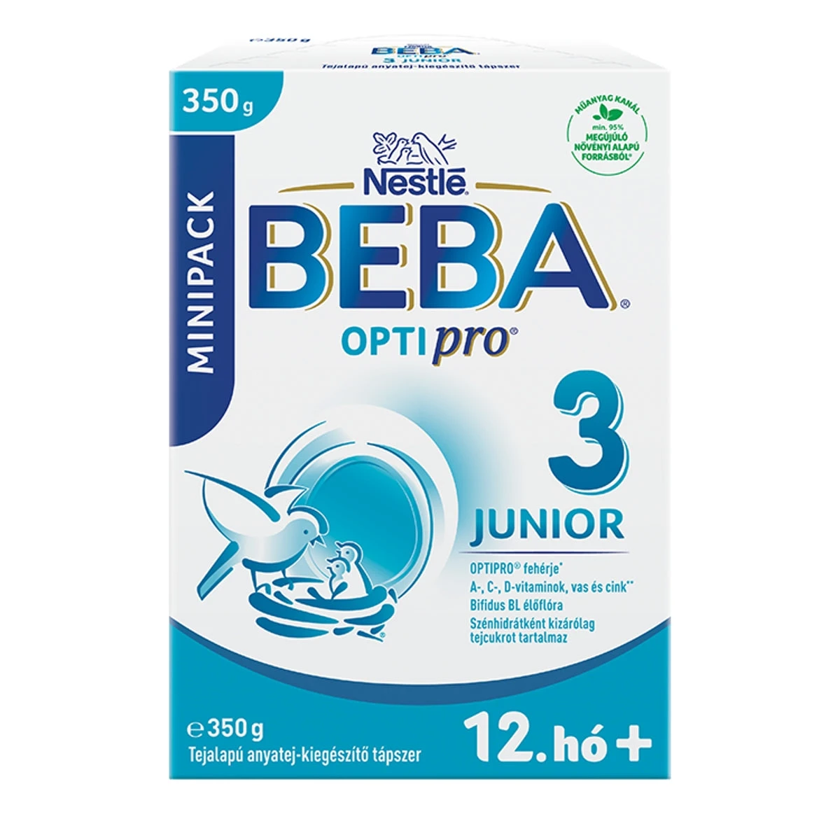 Beba Pro Junior 1 Tejalapú Anyatej kiegészítő Tápszer 12 Hónapos Kortól Ajánlott 350 G