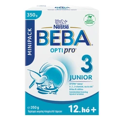 BEBA Beba Pro Junior 1 Tejalapú Anyatej kiegészítő Tápszer 12 Hónapos Kortól Ajánlott 350 G