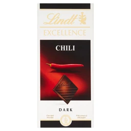 Lindt Lindt Excellence Chili svájci táblás étcsokoládé chilipaprika kivonattal 100 g